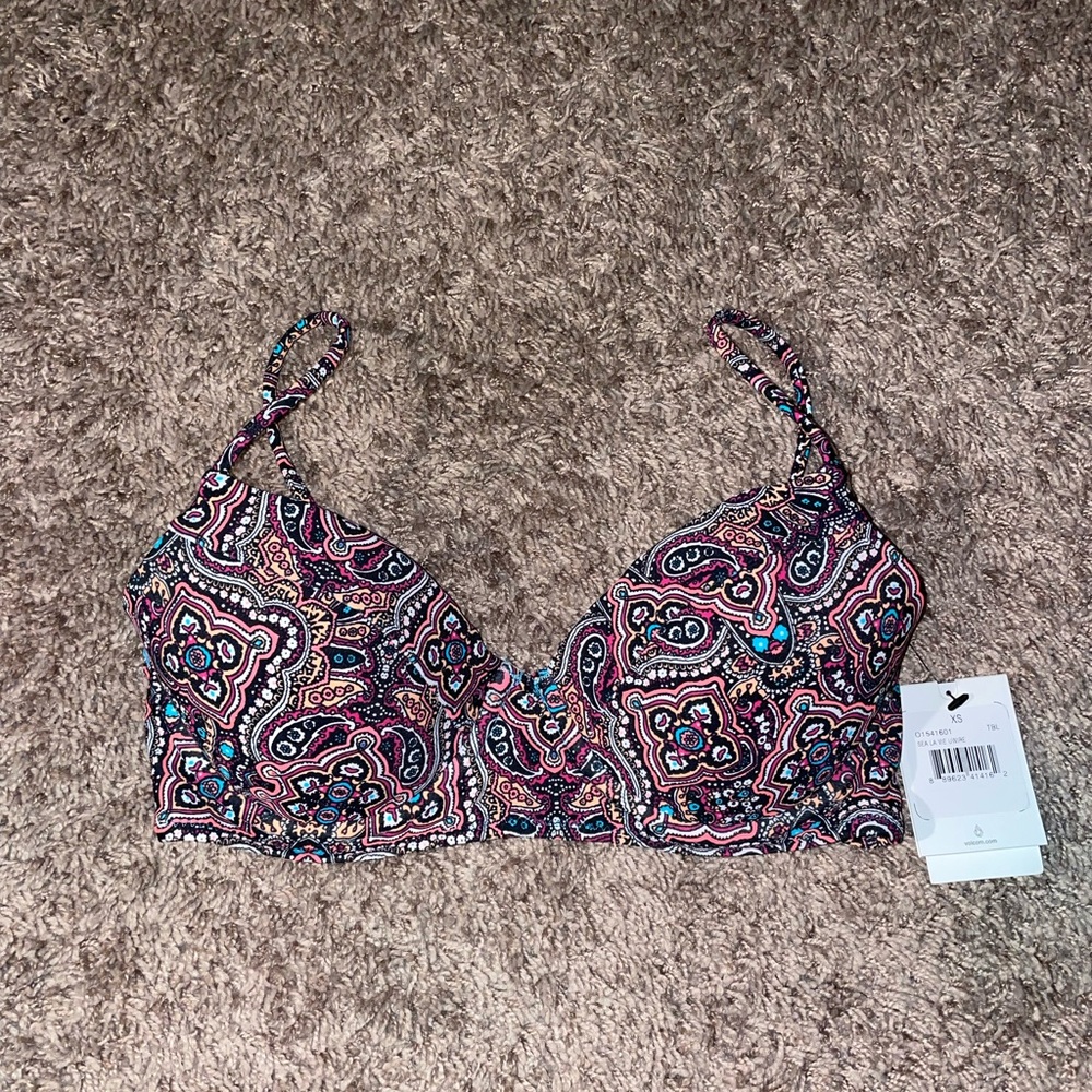 Volcom Paisley Bikini Top